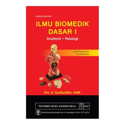 Jual Egc Buku Keperawatan Ilmu Biomedik Dasar I Anatomi Fisiologi