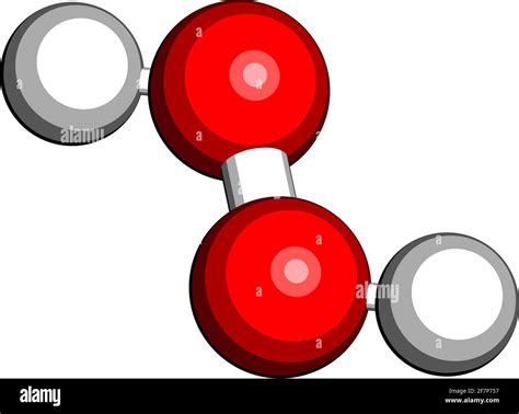 Molécula De Peróxido De Hidrógeno Especies Reactivas De Oxígeno Ros