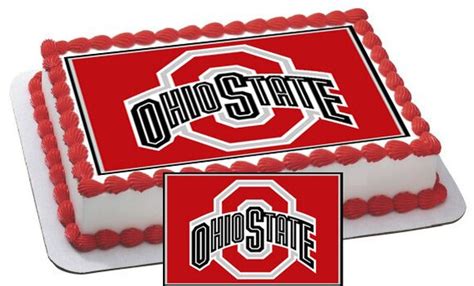 Ohio State Buckeyes Personalized Edible By Caketopperspecialist