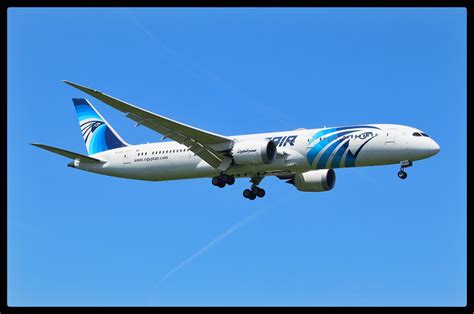 Egyptair Boeing 787 9 SU GEW At Heathrow Airport Egyptair Flickr