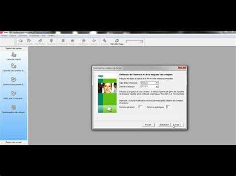 1 Sage V15 Gestion commerciale création du fichier comptable et du