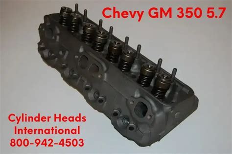 Gm 350 57 Chevy V 8 Rebuilt Cylinder Head 1987 1995