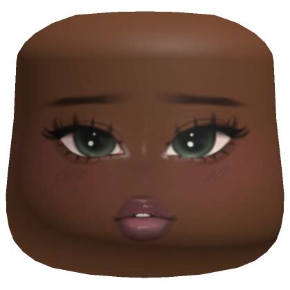 It S Cold Makeup Cheeks Head Brown Skin Tone Roblox