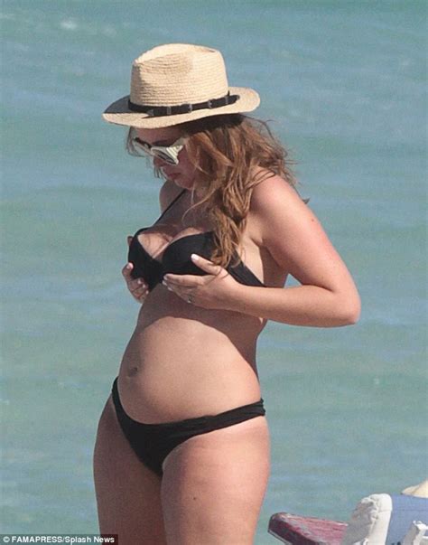 Youtube S Tanya Burr Soaks Up The Sun In A Skimpy Black Bikini During