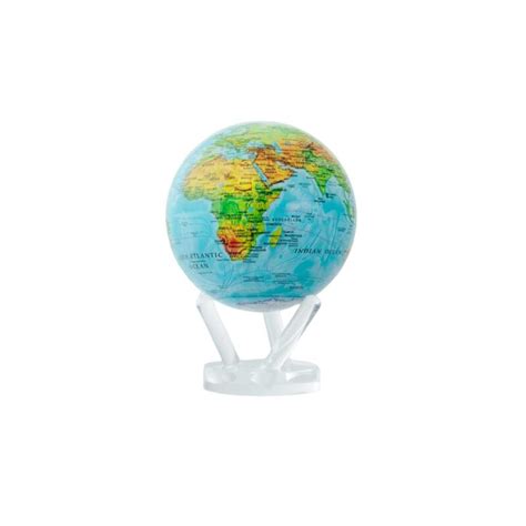 Mova Globe Blue Relief Map World Globe 6 Inch Mx2games