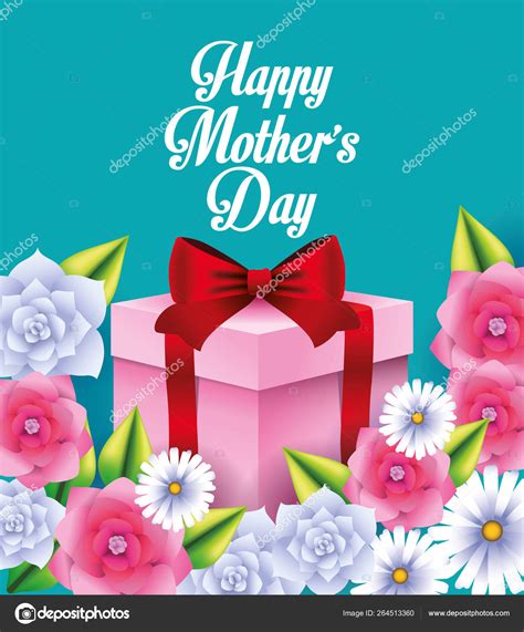 Happy Mothers Day Card Stock Vector By ©jemastock 264513360