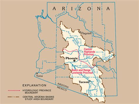 Usgs Nawqa Water Quality In The Central Arizona Basins Summary