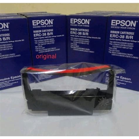 Jual Ribbon Cartridge Pita Epson Erc B Original Black Shopee Indonesia