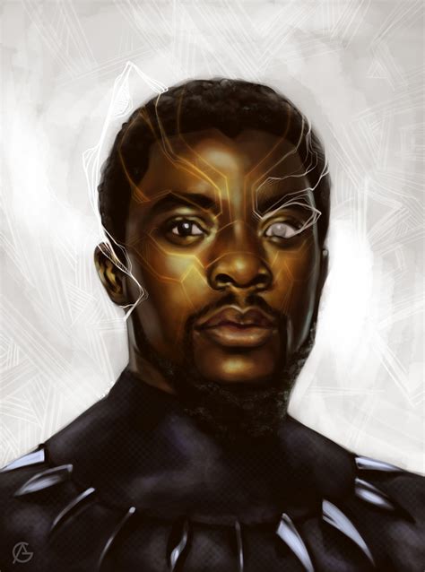 Ashley Guyot Art - King T'Challa//Black Panther