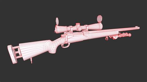 M24 - SWS Sniper Rifle 3D Model by yn-delmund