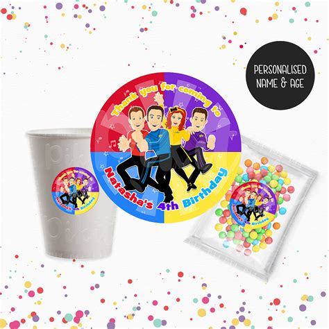 THE WIGGLES Round Stickers (60mm) – Pikit Kids