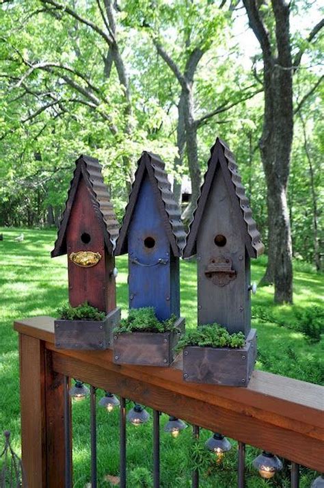 Gorgeous 60 Birdhouse Ideas To Make Your Garden More Beautiful