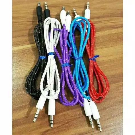 Jual KABEL AUX AUDIO 1x1 JACK 3 5MM Shopee Indonesia