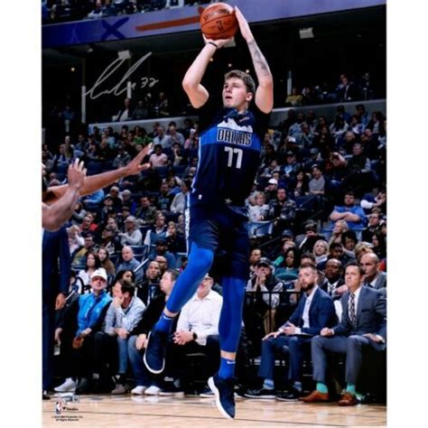 Luka Doncic Signed Dallas Mavericks Fade Away 16x20 Photo Fanatics