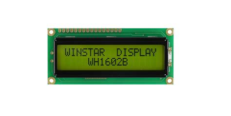 Lcd Display Winstar Urt Wh1602b Yyh Ctk Melchioni Electronics