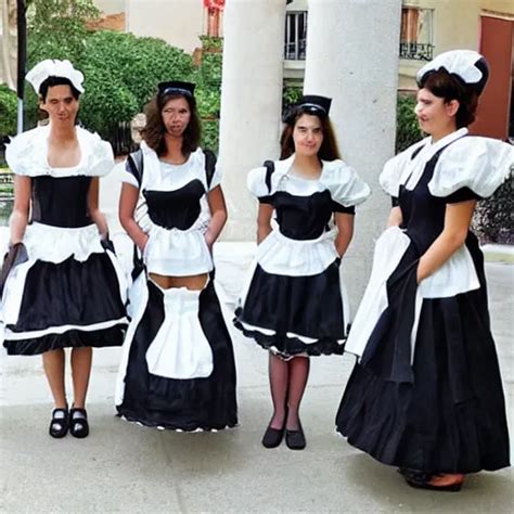 French Maids Dresses Made Of Plastic Stable Diffusion OpenArt