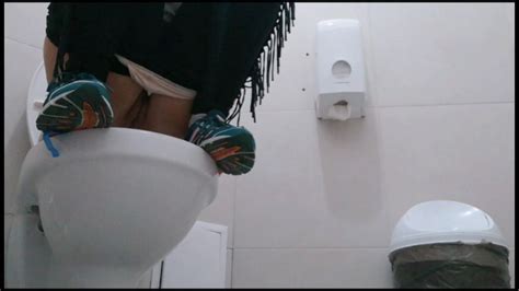 EroticTanyaLJ Public Toilet Farts Caught On Cam ManyVids