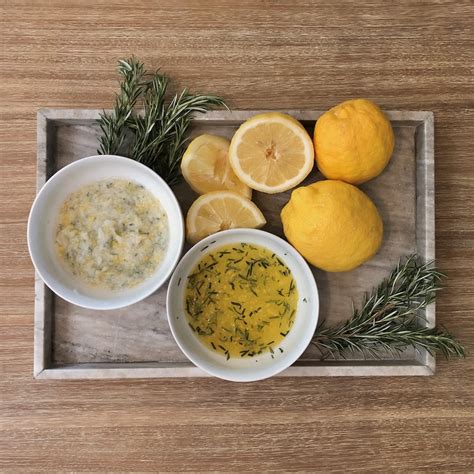 Lemon Rosemary Sugar Scrub