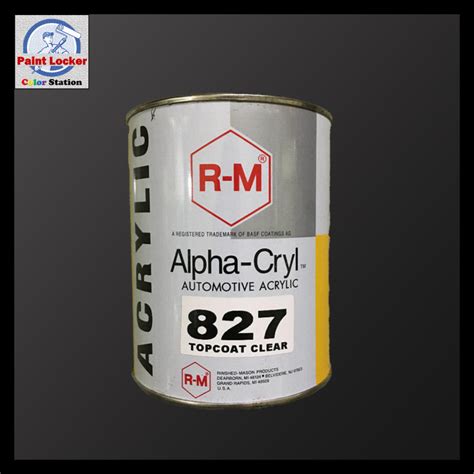 Rm Alpha Cryl Automotive Acrylic Topcoat Clear Liter Lazada Ph