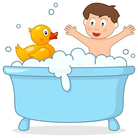 Cartoon Duck Taking Bath Stock Illustrations 281 55 Off