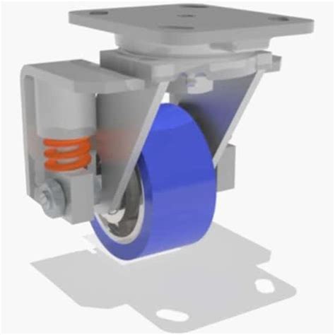 Hamilton 600 Lbs Swivel Caster Ergo Glide Polyurethane On Cast Iron