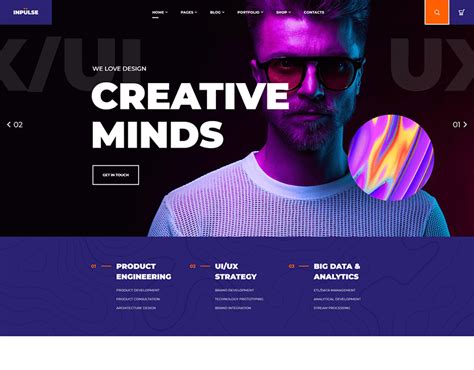 Creative Agency Website Design In Wordpress Behance