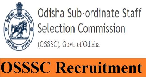 Osssc Recruitment 2023 Notification Out For Retired Employees Check