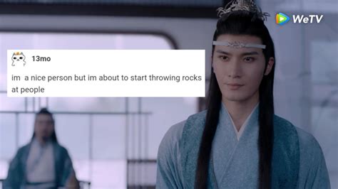 Chaotic Bi Wei Wuxian The Untamed Text Post Memes Lan Xichen