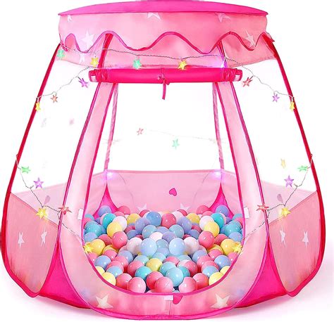 3pc Kids Play Tent Crawl Tunnel And Ball Pit Popup Bounce Playhouse