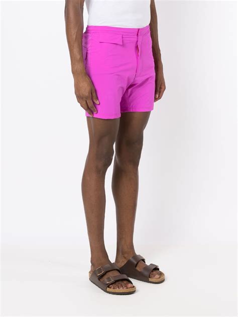 Amir Slama Swim Shorts Pink Farfetch Uk