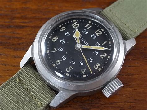 ブローバ BULOVA ミリタリー アメリカ陸軍航空隊 ハック付 TYPE A17A デッドストックベルト付 1950年代 OH済保証書付