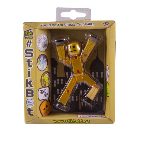 Buy Stikbot Single Pack Gold At Mighty Ape Nz