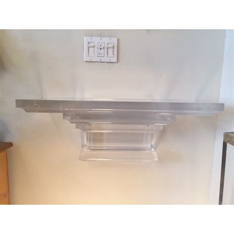 Custom Lucite Wall Shelf Chairish