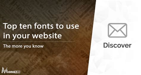 Best Fonts For Websites Best Web Fonts