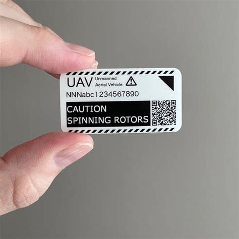 Drone Id Card Etsy