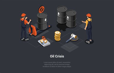 Oil Crisis Oil Embargo Default Economic Crisis And Bankruptcy Petroleum ...