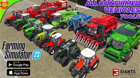 Farming Simulator 23 Garage Tour All Confirmed Vehicles In FS 23