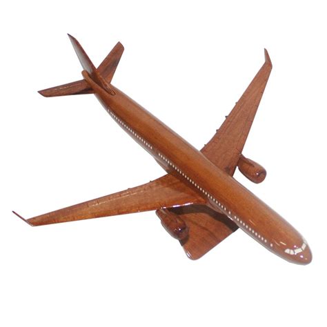 Airbus A330 Wooden Airplane | A330 Mahogany Wooden Model