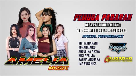 LIVE STREAMING AMELIA PANCEN JOOSS HEPPY PARTY PEMUDA PADARAN YouTube