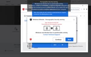 What Is Pornographics Security Warning Scam WiperSoft Antispyware