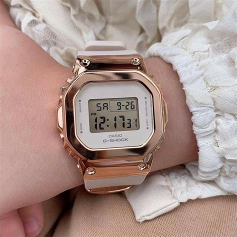 OFFICIAL WARRANTY Casio G Shock GM S5600PG 4 S Series Pink Gold Tone