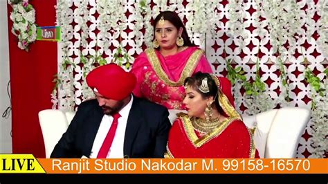 Live Wedding Ceremony Ramandeep Aujla Weds Manpreet Kaur Youtube