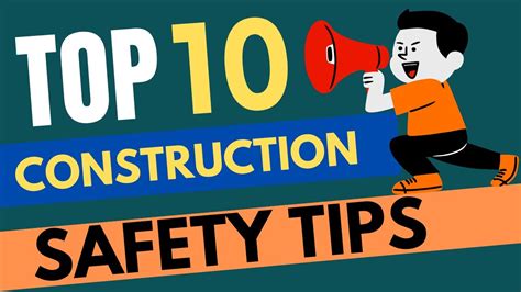 Safety Tips Top Construction Safety Tips Youtube