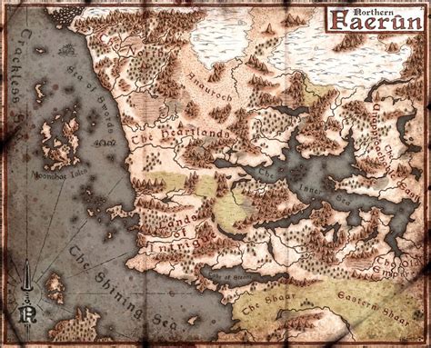 Dnd 5e Map Of Sword Coast