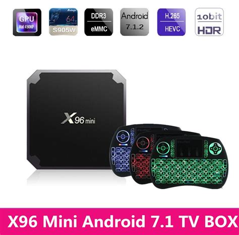 Mesuvida X96mini X96 Mini Android 7 1 Smart Tv Box 2gb Ram 16gb Amlogic