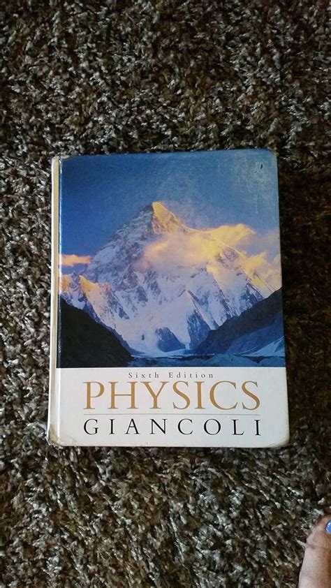 Physics Giancoli Sixth Edition 9780131846616 Giancoli Douglas C Books