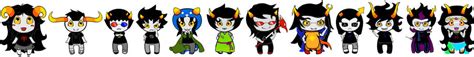 Troll Chibi Line Up By Musicoffire On Deviantart