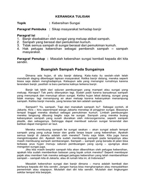 Kerangka Tulisan Pdf