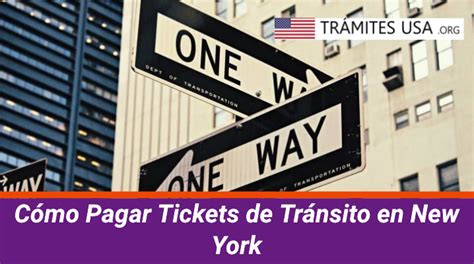 C Mo Pagar Tickets De Tr Nsito En New Yorktarifas Y M S