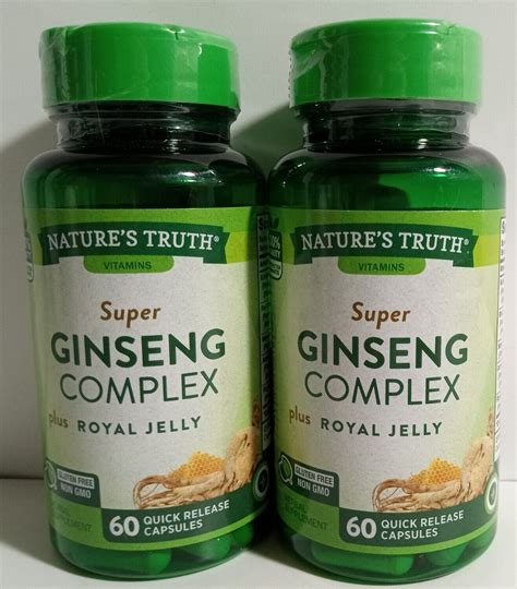 2 Nature S Truth Super Ginseng Complex Plus Royal Jelly 60 Capsules